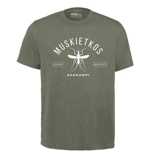"Muskietkos" Olive Green T-shirt Kampi.co.za