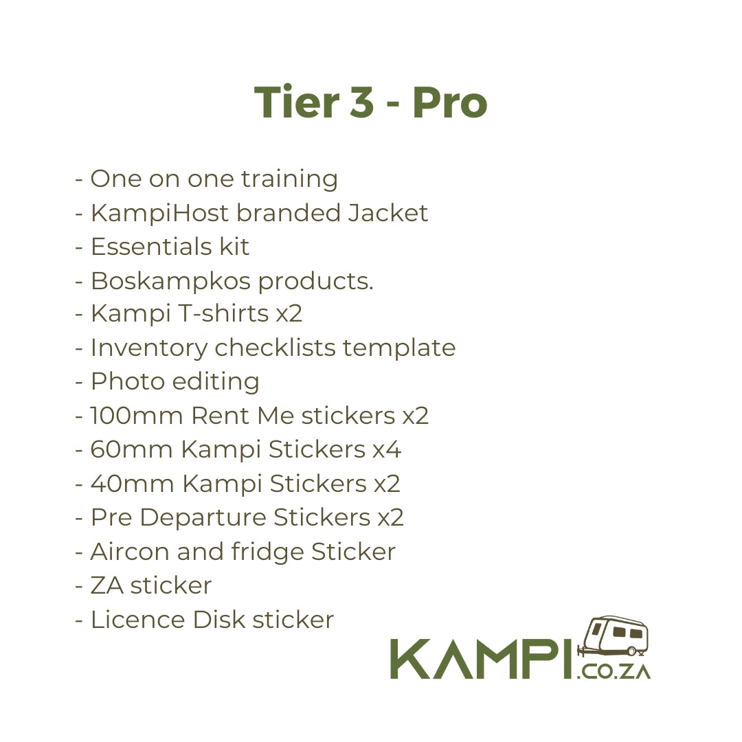 Tier 3 - SuperHost - KampiHost Starter Pack