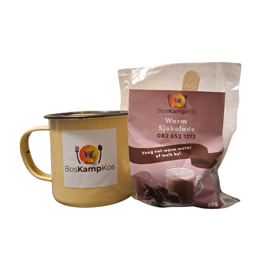 Hot Chocolate Stick + Steel Mug duo