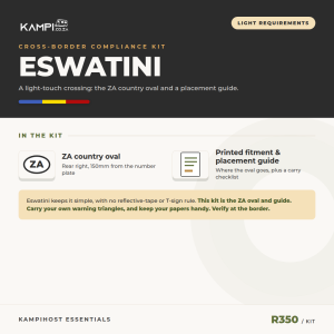 Eswatini Cross-Border Sticker Kit for Caravans & Trailers