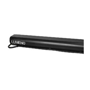Lumeno Roadshower, a black powder-coated aluminium roof-mounted water tank