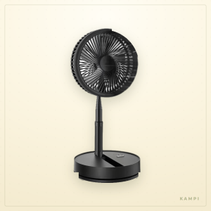 Kampi Foldaway Camp Fan - rechargeable folding standing fan